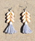 Oorbellen - Happy Shells - Gris - Sand in my Shoes