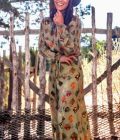 Maxi Rok Bohemian Olijfgroen
