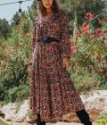 Maxi Dress Carrousel by Night, Black - Isla Ibiza Bonita