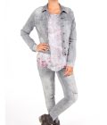 Jeans Trousers High Waist Isla Ibiza - Grey - Image 2