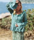 Wide Pants Choctaw Tribes, Green -  Isla ibiza Bonita - Afbeelding 3