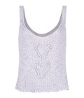 Short Knitted Singlet Hearts, Lila - Isla ibiza Bonita – Bild 2