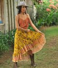 Skirt Rosalie,Sunflower Hot lava - Imagen 2