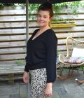 Blouse Dani Long sleeve, Black -Hot Lava - Afbeelding 2