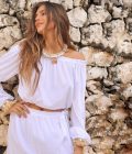 Top CLHOE kort - Ivory, Hot Lava - Afbeelding 3