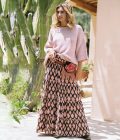 Maxi Skirt Color of Paradise, Brown - Isla Ibiza Bonita - Afbeelding 2