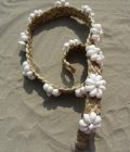 Riem Shell flower on woven leaf - Hot lava – Bild 2