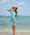 Dress Bibi, Blue Moon - Hot Lava