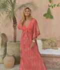 Dress Alana Moonstone, Hot Coral - Hot lava
