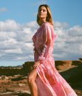 Long Dress Tie-dye fantasy mix Pink 8122712 - Afbeelding 3