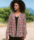 Kimono Jacket Carousel by Night, Black - Isla Ibiza Bonita - Afbeelding 6