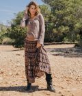 Maxi Skirt  Autumn Tribes Bruin – Bild 5