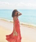 Dress Belize Moonstone, Hot Coral - Hot Lava - Image 3