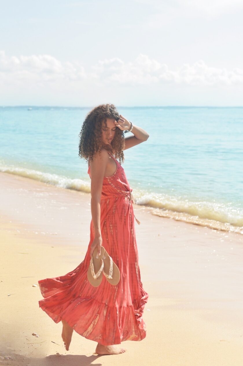 Dress Belize Moonstone, Hot Coral - Hot Lava – Image 3