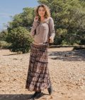Maxi Skirt  Autumn Tribes Bruin – Bild 7