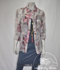 Blouse Long Roses Isla Ibiza - Grey - Imagen 7