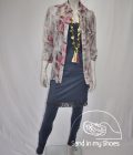 Blouse Long Roses Isla Ibiza - Grey - Imagen 4
