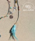 Ketting Stacy - Turquoise - Sand in my Shoes - Afbeelding 6