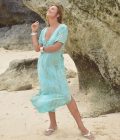 Dress Ula Moonstone - Azure, Hot Lava - Image 6