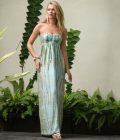 Dress Antibes moonstone, Sea mist -Hot Lava - Afbeelding 7