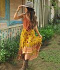 Skirt Rosalie,Sunflower Hot lava - Imagen 5