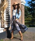 Skirt Rosalie, Lisboa - Hot Lava - Afbeelding 4
