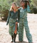 Wide Pants Choctaw Tribes, Green -  Isla ibiza Bonita - Afbeelding 6