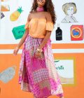 Skirt Bibi Sienna, Pink - Hot Lava - Afbeelding 5