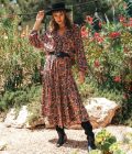 Maxi Dress Carrousel by Night, Black - Isla Ibiza Bonita – Bild 4