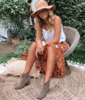 Skirt Rosalie - Sardegna, Hot Lava - Afbeelding 5