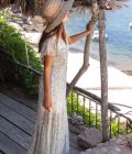 Maxi dress Bloesem Mint 8120728 - Isla Ibiza Bonita