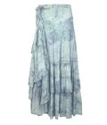 Long skirt tie-dye fantasy mix turquoise 8122805 Isla Ibiza bonita – Image 2