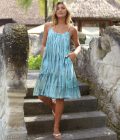 Dress Anna short, Blue moon - Hot Lava - Afbeelding 5