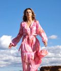 Long Dress Tie-dye fantasy mix Pink 8122712 - Afbeelding 6