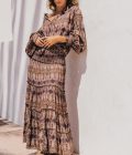 Maxi Skirt  Autumn Tribes Bruin