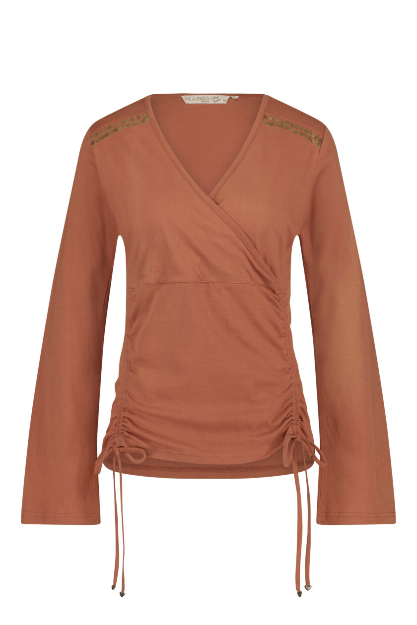 Top Terra Long sleeve met paillette