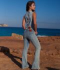 Denim/Jeans gilet short, Isla Ibiza Bonita – Image 4