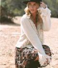 Knitted Fringed Cardigan Besso Cream 8222302 Isla Ibiza Bonita - Afbeelding 4