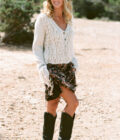 Knitted Fringed Cardigan Besso Cream 8222302 Isla Ibiza Bonita - Afbeelding 3