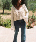 Knitted Fringed Cardigan Besso Cream 8222302 Isla Ibiza Bonita - Afbeelding 10