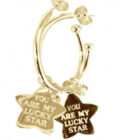 Earring Bonita Lucky Star Gold, Joy Jewellery Bali - Afbeelding 3