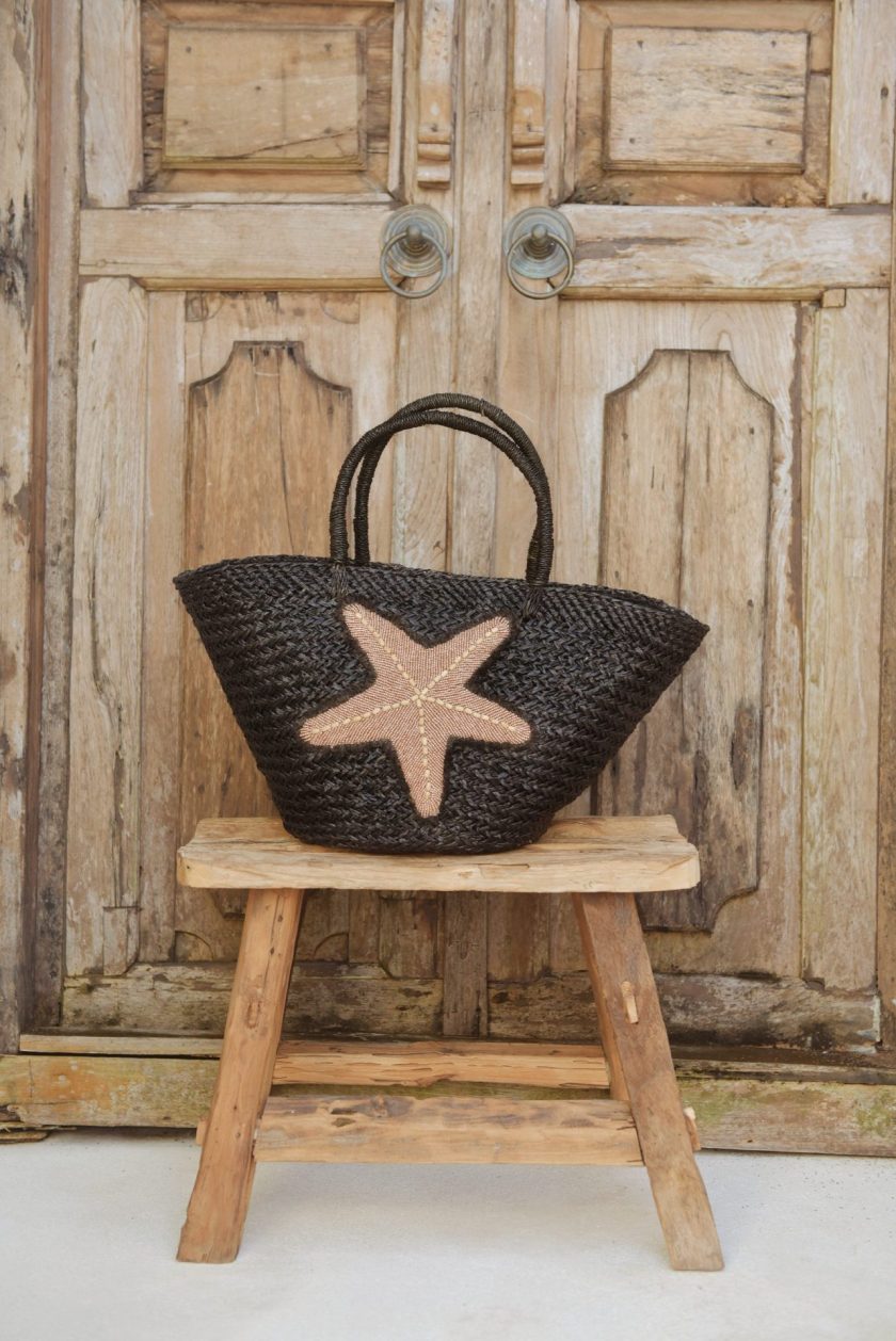 55. ERB10810br Basket Starfish Black Bronze