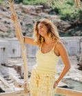 Boho Singlet Crochet Shell – Yellow – Bild 5