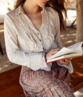 Ruffled T-Shirt Fiesta – Cream - Imagen 5