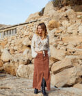 Ruffled T-Shirt Fiesta – Cream - Imagen 7
