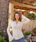 Ruffled T-Shirt Fiesta – Cream - Imagen 3