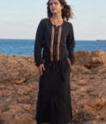 Skirt / Jogging Black with beads