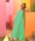 Dress Anna Sophie, Emerald - Hot Lava - Afbeelding 3