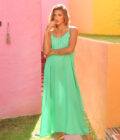 Dress Anna Sophie, Emerald - Hot Lava - Afbeelding 7