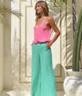 Pant Alex, Emerald - Hot lava